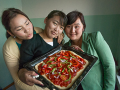 Pizza In Mongolia